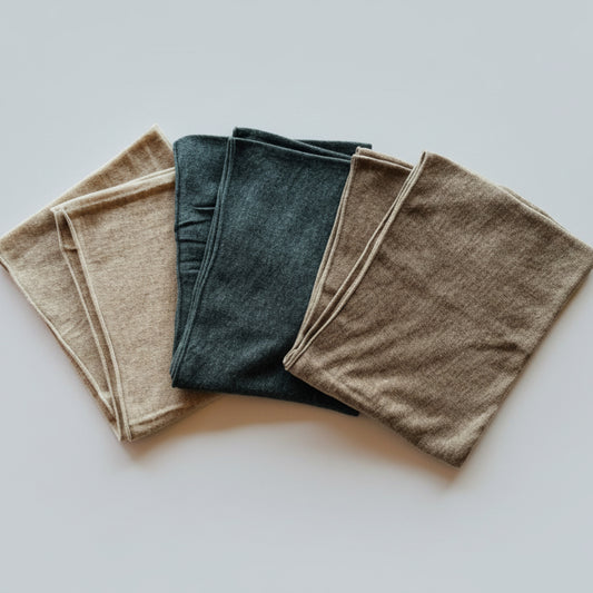 カシミヤ スヌード ロング (ナチュラル)