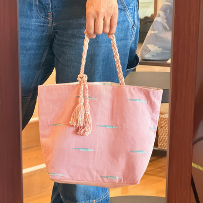 ダッカ織ミニトートバッグ